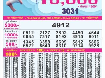 Dear Lottery Chart 2024