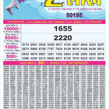 Dear Lottery Chart 2024