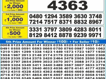 Dear Lottery Chart 2024