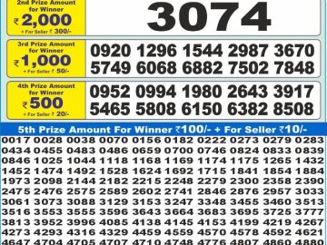 Dear Lottery Chart 2024