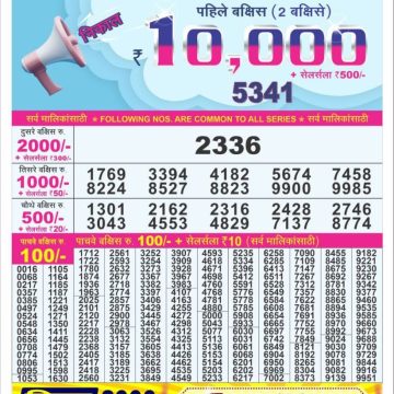 Dear Lottery Chart 2024