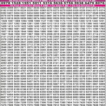 Dear Lottery Chart 2024