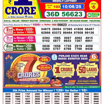 Dear Lottery Chart 2024