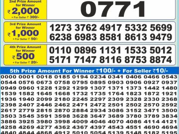 Dear Lottery Chart 2024