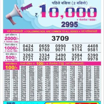 Dear Lottery Chart 2024